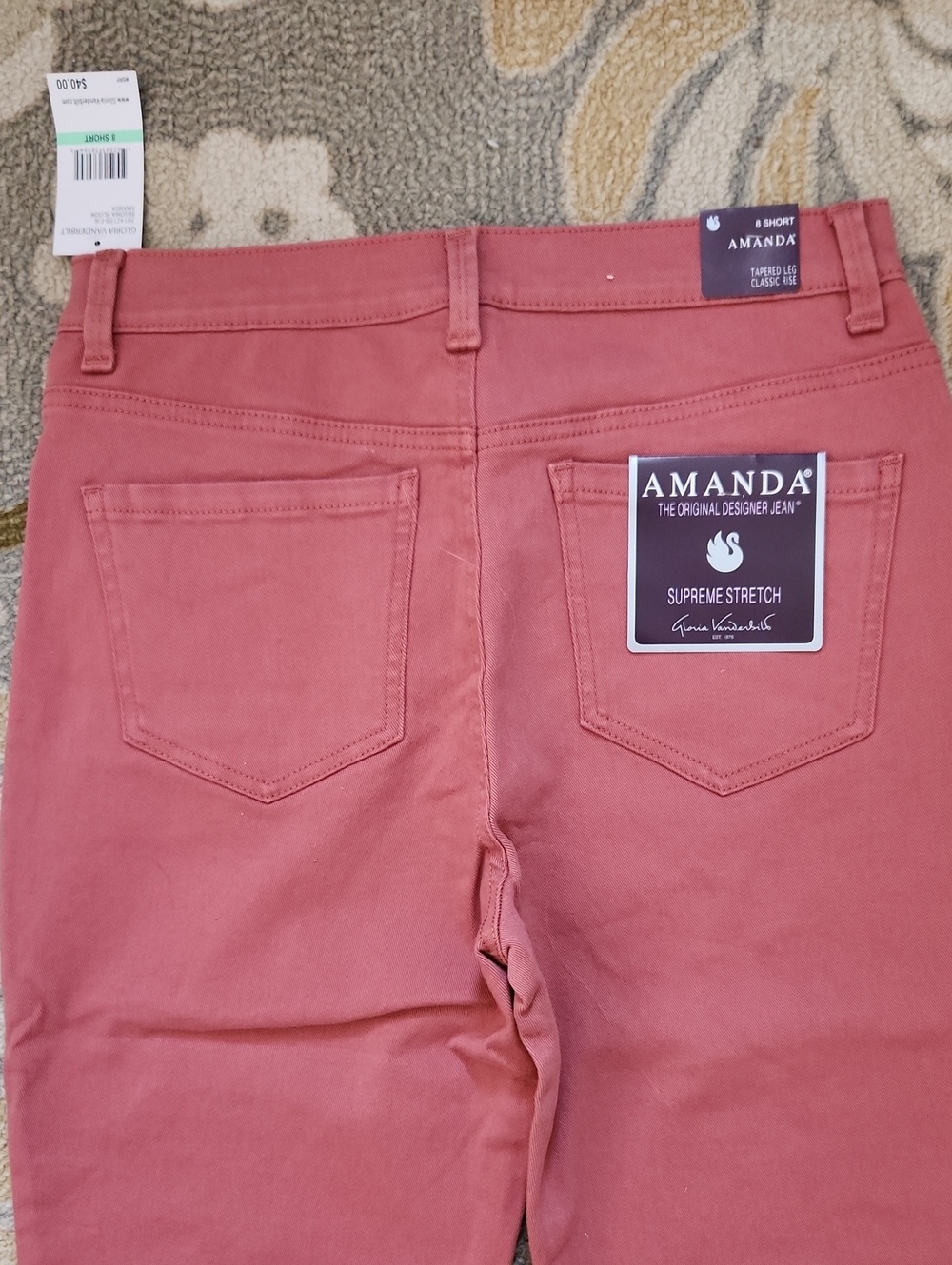 Gloria Vanderbilt Amanda Jeans Pants Size 8 Short NWT💗 - Picture 7 of 16